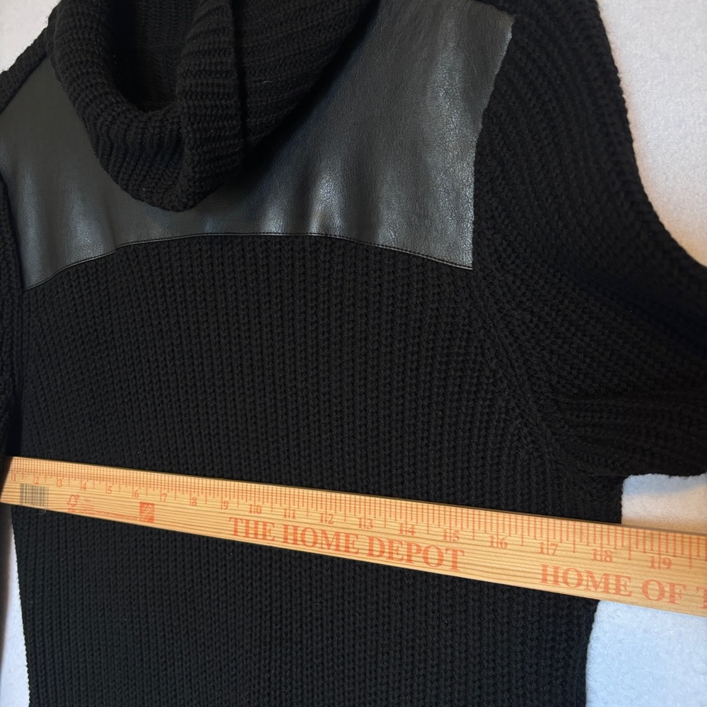Ann Taylor Turtleneck Black‎ Sweater Dress Size L - Picture 8 of 10